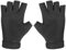 Winter Halbfinger Handschuhe Kompressionshandschuhe Winter | 1 Paar Winter Halbfinger Kompressionshandschuhe aus Fleece | Passt perfekt zu Kleidung an kalten Tagen, Handschuhe, Schwarz , C