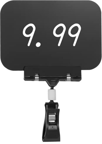 Preisschilder Halter,10 Stück Preisschildhalter zum Klemmen,Etikettenhalter,Drehbares,Preisschild,Merchandise Schild,Display Clip Halter für Geschäfte,Supermärkte,Obst- und Gemüseläden