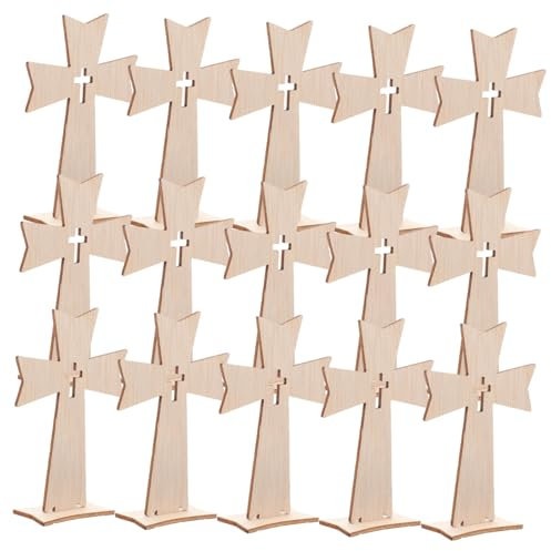 Sewroro 30 Stück Kreuz Holz Weltraum Coole Sachen Coquette Aufkleber Untersetzer Zum Basteln Danke Fidget Schrauben Stange Pailletten Kleine Aufbewahrungsboxen Mit Deckel