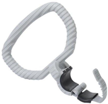 Fenteer Mango de Kettlebell Mango Fitness Equipment se Adapta a Las Barras de 24-42 mm de Varillas -Converter, Gris