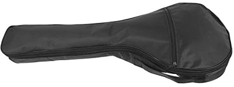 Totority Mandolin Storage Bag with Strap Capacity Acoustic Electric Mandolin Case Practical Extra Storage for Accessories Smooth Zipper Closure Stylish Unisex Design