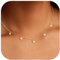 TINGN Kette Halskette Damen Mädchen, 14K Vergoldete Schmetterling Halskette Cubic Zirkonia Choker Personalisierte Schmetterling Kette Kinder Geburtstagsgeschenk Geschenke für Frauen Teenager Mädchen