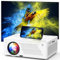 Videoproiettore 4K supportato, Nativo 1080P 19000L WiFi6 Bluetooth5.2 Proiettore con 50% Zoom, Mini proiettore portatile LED Retroproiettore Home Cinema 300'' per Smartphone/TV Stick/HDMI/USB