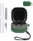 silicone protective case for SoundPeats T3 Pro earbuds,toergy Eco-friendly bluetooth earbud case with precise hole positioning - shock-proof & scratch resistant, comfortable touch,green