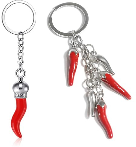 JYNXOR 2Pcs Schlüsselanhänger Geweih und Horn rot Glücksbringer Geschenkidee Schlüsselanhänger für Damen und Herren Schlüsselanhänger-Geschenke eignen sich für Geburtstage,Schulabschlüsse,Jahrestage