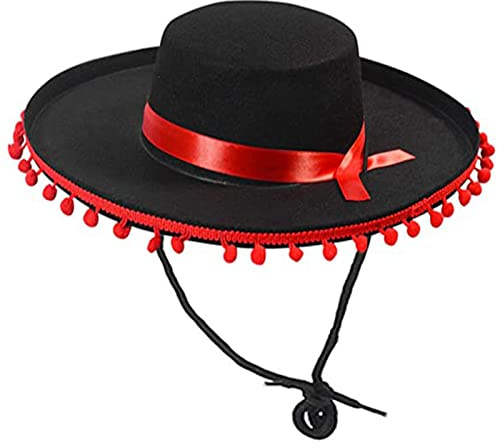 YPREWY Sombrero Hut DiaDeMuertos Event Dekoration Requisiten Dame Party Hut Kopfschmuck Karneval Caps Erwachsene Hüte Hüte für Herren