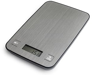 IBILI - Báscula de cocina digital Class Mini 5 Kg, Acero Inoxidable, Graduacion 1 g, Capacidad 5 kg, Alta Precisión, Función Tara