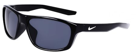 NIKE Sonnenbrille LYNK N IU8025X – Performance-Schild, 57 mm Objektiv, schwarz/dunkelgrau/Augengröße: