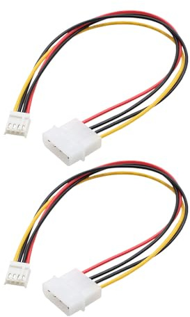Fahoujs Großes 4P Auf Kleines 4Pin Netzteil Stecker Auf Diskettenlaufwerk Adapterkabel Computer PC Kabel Laufwerksanschluss Diskettenadapter