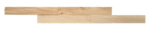 iWerk® – Zirbenpaneele 3D Wandpaneel | 47 × 7 cm | Rustikale Wandverkleidung aus Tiroler Zirbe mit echtem 3D-Effekt | PEFC-zertifiziert | Set mit 72 Paneelen, ca. 2,37 m² (Naturbelassen)