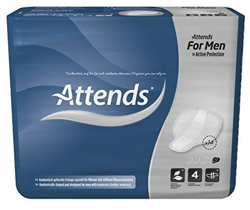 Attends Incontinence Pad for Men Level 4 (Pack of 14)