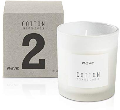 möve Essentials Duftkerze im Glas 140 g Brenndauer 35 Stunden, cotton