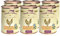 Terra Canis Huhn Pur aus Hühnerherz und Hühnerleber - Metzgers Bestes Nassfutter, 6x400g I Premium Hundefutter in 100% Lebensmittelqualität Aller Rohstoffe I Reichhaltig, gesund & getreidefrei