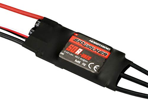 20A 30A 40A 50A 60A 80A Contrôleur de Vitesse sans Balais ESC BEC (Brushless Speed Controller) pour Hélicoptère Quadrirotor Avion RC