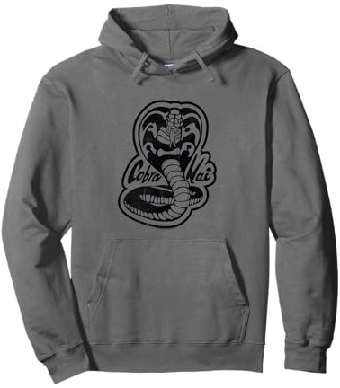 Cobra Kai Black Cobra Logo TV Show Pullover Hoodie