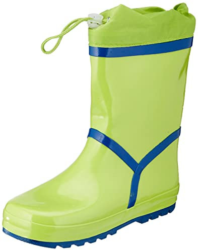 Playshoes Stivali Imbottiti In Gomma, Unisex - Bambini e ragazzi, Verdure / Verde, 24 EU