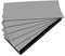 Magnet-Etiketten, Farbe Hellgrau, Länge 5 cm, Breite 4 cm, 25 Stück