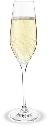 Holmegaard Champagnerglas 29 cl 2 Stck. Cabernet Lines Gravierte Dekoration