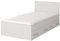 Fabryka Mebli Idźczak Kinderzimmer Bett Kinderbett Jugendbett Bett für Kinder und Jugendliche Kosmo mit 2 Schubladen Seilgriffen - Skandinavischer Stil Stillvolles Modern Design