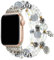 JewelryWe - Orologio Cinturino da Ricambio con Strass per Apple Watch 38 mm 40 mm 41 mm 42 mm 44 mm 45 mm per Apple Watch SE/iWatch serie 7/6/5/4/3/2/1,braccialetto con ciondoli con sfere