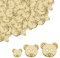 Jagowa 120 Stück Teddybär-Knöpfe, Holz, perfekt zum Basteln, Stricken, Nähen, 1,3 cm, 1,8 cm, 2,1 cm Durchmesser