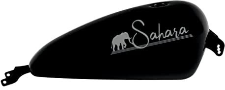 DualColorStampe Aufkleber kompatibel mit Harley-Davidson Elefanti Sahara Tank DX-SX Sticker Moto Motorbike COD.M0231 (Grau)