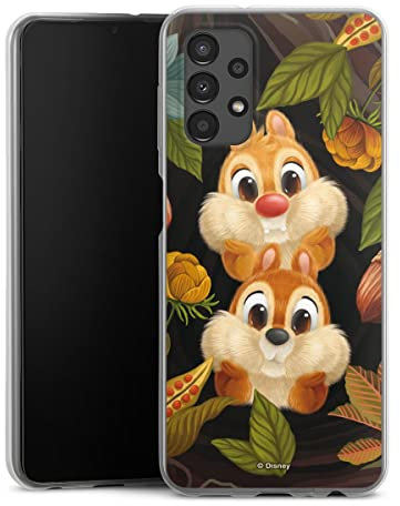 Coque Slim Compatible avec Samsung Galaxy A13 4G Coque Ultra Fine Coque en Silicone Ultra Fine Disney Tic et Tac Produit sous Licence Officielle