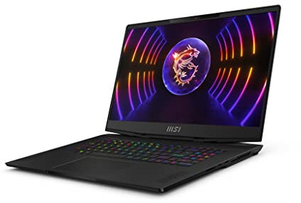 MSI Stealth 17Studio A13VH-005ES - Ordenador portátil Gaming 17.3 QHD (2560x1440), 240Hz (i9-13900H, 32GB RAM, 2TB SSD, RTX 4080 12GB, Windows 11 Home Advanced) Black - Teclado QWERTY español