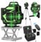 KKnoon Livelle laser con treppiede regolabile in altezza da 1,2 m, Generatori di linea laser 4x360° 4D a 16 linee con linee orizzontali verticali Livella laser autolivellante