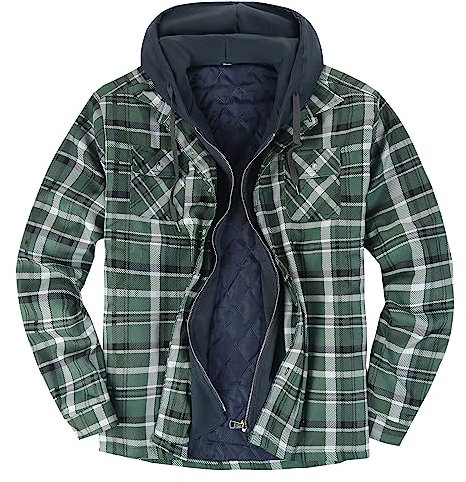 College Jacke Herren Old School Football Kapuzenpullover Herren Hooded Basic Wintern Jacken Plus Weich Tailliert Bedrucktes Langärmlig Jacken Herren Zipper Dicke Clubbing Dunkelgrün