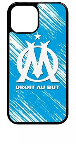 Générique Coque pour iphone 13 Mini - Marseille Foot Om - Silicone - Noir