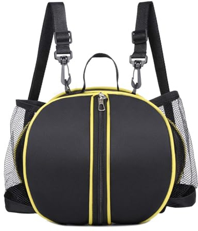 Ezweiji Basketballtasche & Fußball Rucksack, Netztasche für Bälle | Wasserdichte Sporttasche für Volleyball und Handball, Ballaufbewahrung Trainingstasche für Kinder Erwachsene