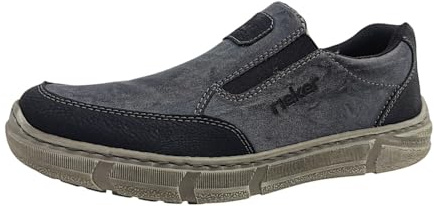 Rieker Herren Slipper 04054-45 schwarz Gr. 47