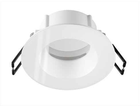 SLV NEW TRIA 68, Deckeneinbauring, D: 8.3 H: 3.55 cm, IP 65, inklusiv Glas, weiß