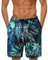 Dinnesis Badehose Für Herren Größe 7 Männer Sommer Kurze Hose Gedruckt Kurz Lose Tether Pocket Board Freizeithose Kurz Strand Mode Kurz Wasserball Badehose Herren (Blue, XL)