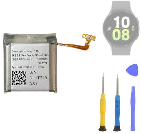 Aousavo EB-BR910ABY Batterie de rechange compatible avec Galaxy Watch 5 44 mm SM-R915U SM-R910 avec kit de rechange