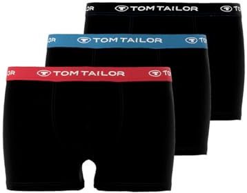 TOM TAILOR 70162 Buffer Hipster 9er Pack 990 schwarz dunkel Uni M