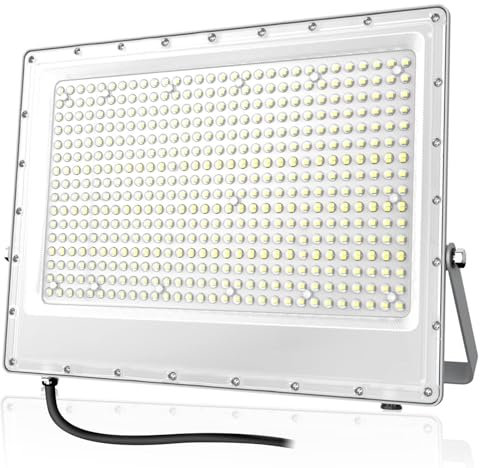 Tayire LED Strahler Außen 400W, 40000LM Superhell LED Fluter, 6000K Kaltweiß Scheinwerfer IP65 Wasserdicht Flutlicht Aussenstrahler für Garten, Terrassen, Garage, Werkstatt, Sportplatz