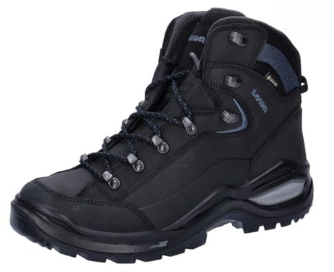 Lowa Damen Wanderschuhe RENEGADE EVO GTX MID Ws 321916 Schwarz/Blau 36