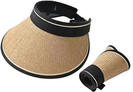 YIMAISZQ Hut Sonnenhut Große Krempe Atmungsaktive Outdoor Sonnenschutz Hohler Hut Krawatte Sonnenhut-rollbare (verstärkte) Karte