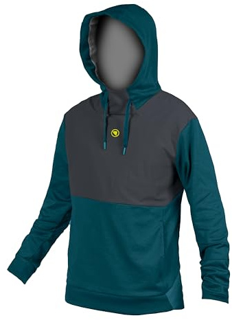 Endura MTB-Jacke Trailster Tech Hoodie Blau Gr. XL