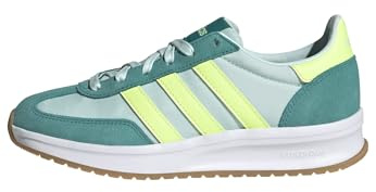 adidas Damen Run 70S 2.0 Shoes, Halo Mint/Hi-Res Yellow/Pure Teal, 42 2/3 EU