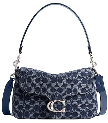 Coach Soft Tabby Umhängetasche aus Signature Denim, LH/Deep Blue Multi, Lh/Deep Blue Multi, Einheitsgröße