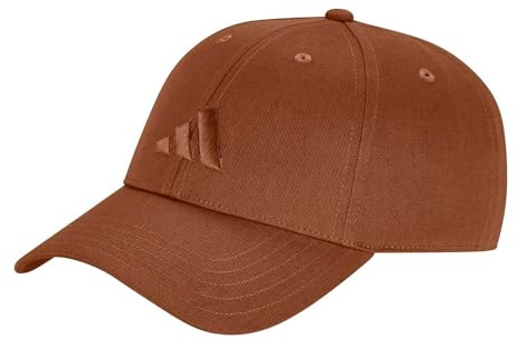 adidas Unisex Baseball Cap Cotton New Logo, Dusky Bronze/Dusky Bronze, L-XL