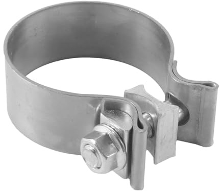 Orivin Abrazadera de tubo de escape universal de acero inoxidable de 63 mm para uso industrial en automóviles y motocicletas.