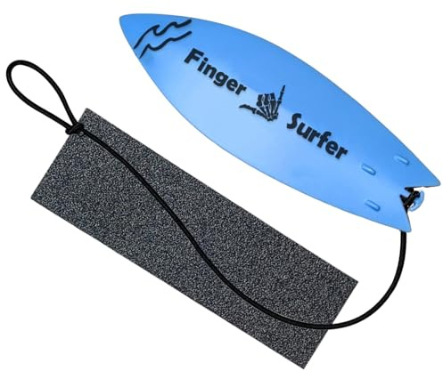 Surfbrettspielzeug Mit Fingern - Mini-Luft-Surfbrett aus ABS | Leichtes Aerodynamisches Design Zum Fahren Von 12 x 3,8 cm | Bietet Ein Lustiges Outdoor-Erlebnis Und Unterhaltung P