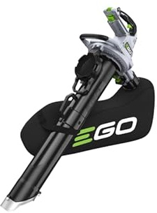 Ego Power+ Aspiratore/Soffiatore 3 in 1, Elettrico, 850 m³/h, 64 m/s, con Sacco di Raccolta