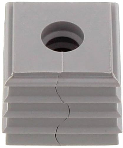 CONTA-CLIP 28568.6 Kabeldurchführungssystem Kdsclick, Dichtelement KDS-De 7-8 Gr, Montageart: Stecken, Länge x Breite: 20, 3 mm, Kabeldurchmesser Max.: 8 mm, IP 66, Farbe: Grau, 10 Stück