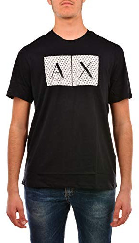 Armani Exchange Herren 8nztck T-Shirt, Blau, S