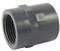 Manchon PVC femelle/femelle à visser et à coller - Ø A: 50mm | Ø B: 1''1/2